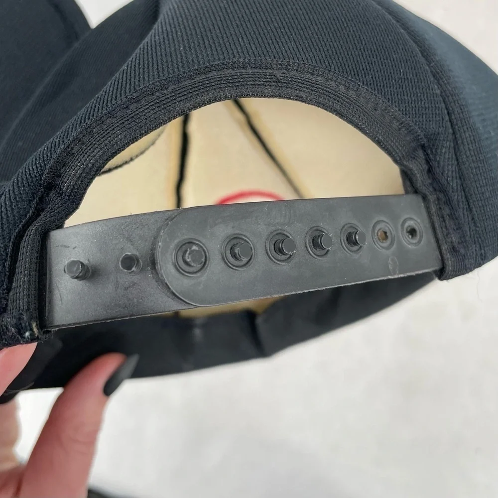 DISNEY Goofys Hat Co. Vintage Snap Back Black Hat with Mickey Mouse Ears Small - Picture 4 of 8